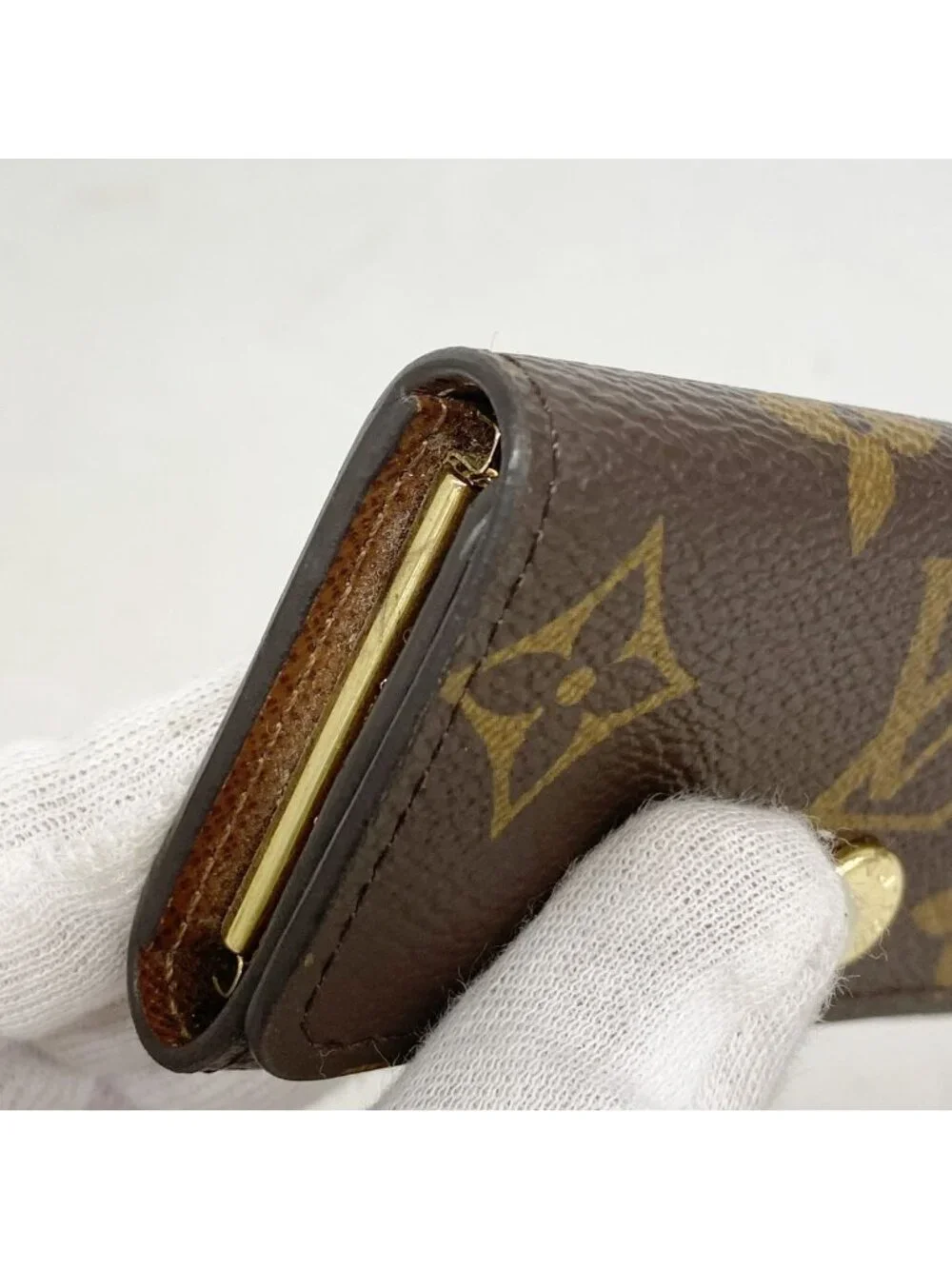 Louis Vuitton Key Case Monogram Multicles 4 Brown Key Holder
